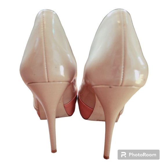 ALDO Two-Tone Peep Toe Stiletto Heels 👠 - Picture 5 of 11